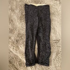 Lululemon Black and White Patterned Leggings